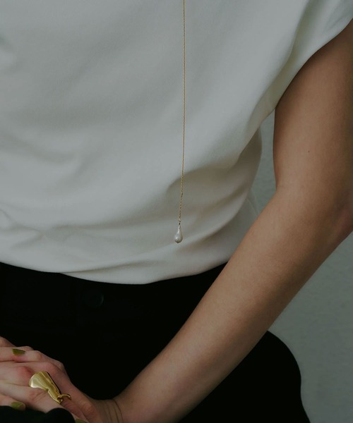 loni(ロニ)の「(loni)Bud multiway pearl choker(チョーカー・レディース・シルバー/ゴールド・ONE SIZE)」の17枚目の写真