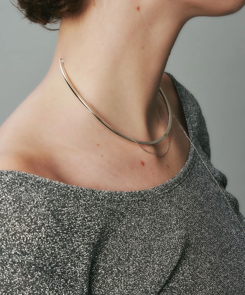 loni(ロニ)の「(loni)Bud multiway pearl choker(チョーカー・レディース・シルバー/ゴールド・ONE SIZE)」の5枚目の写真