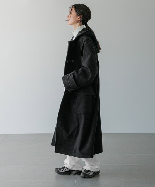 ローリーズファーム　ダッフルコート 先行予約】【LFM(U)】Wフェイスダッフルコート【UNISEX