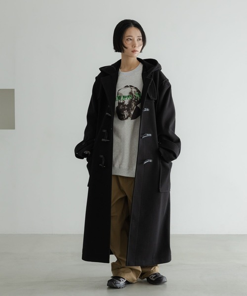 LOWRYS FARM（ローリーズファーム）の「【LFM(U)】Wフェイスダッフルコート　494442（ダッフルコート・メンズ・ブルー/ブラック・MEDIUM/LARGE）」の17枚目の写真