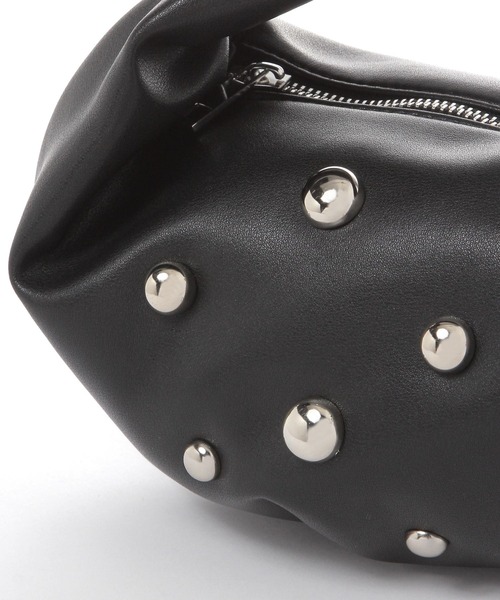 BAYFLOW（ベイフロー）の「スタッズワンハンドルバッグ（ハンドバッグ・レディース・アイボリー/ブラック/キャメル・FREE）」の9枚目の写真