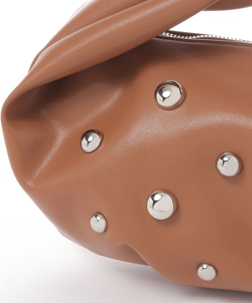 BAYFLOW（ベイフロー）の「スタッズワンハンドルバッグ（ハンドバッグ・レディース・アイボリー/ブラック/キャメル・FREE）」の11枚目の写真