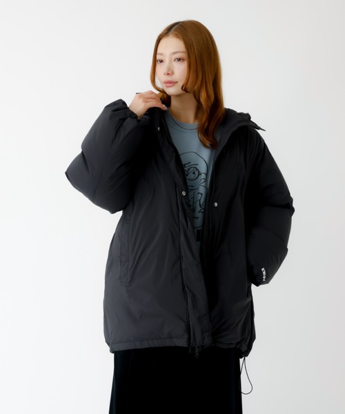KELTY(ケルティ)の「【KELTY/ケルティ】インサレーションミドルコート / 中綿ジャケット(ダウンジャケット/コート・レディース・ダークネイビー/ブラック・フリー)」の9枚目の写真