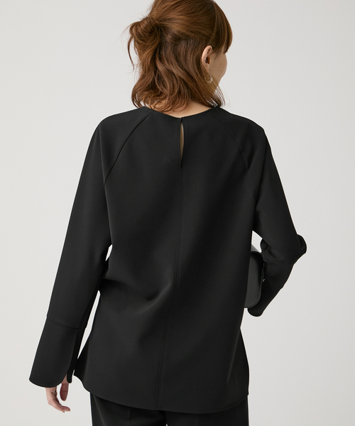 ダブルクロスストレッチ T-ブラウス（シャツ/ブラウス）｜VERMEIL par