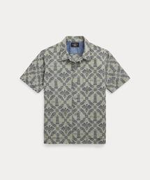 RRL 半袖シャツ　M RRL 半袖リネンシャツ M 赤 - メルカリ