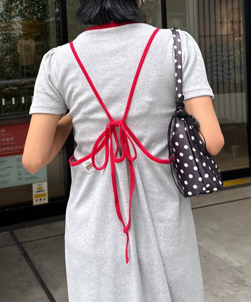 HELLO.SANFRANCISCO(ハローサンフランシスコ)の「【HELLO.SANFRANCISCO】アソート柄TEE付きキャミワンピース(ワンピース・レディース・ネイビー/イエロー/グレー・ONE SIZE)」の16枚目の写真