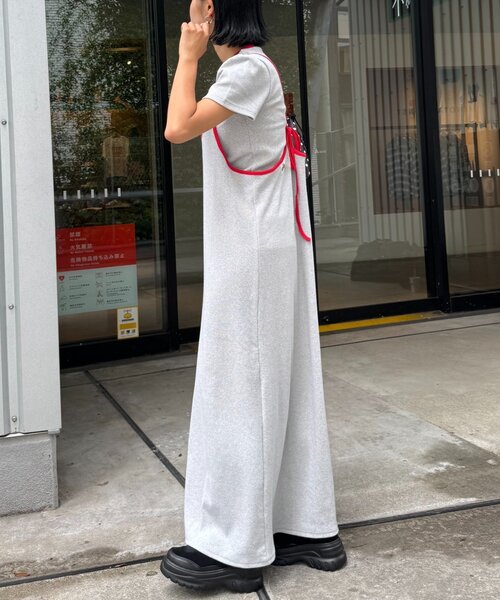 HELLO.SANFRANCISCO(ハローサンフランシスコ)の「【HELLO.SANFRANCISCO】アソート柄TEE付きキャミワンピース(ワンピース・レディース・ネイビー/イエロー/グレー・ONE SIZE)」の20枚目の写真