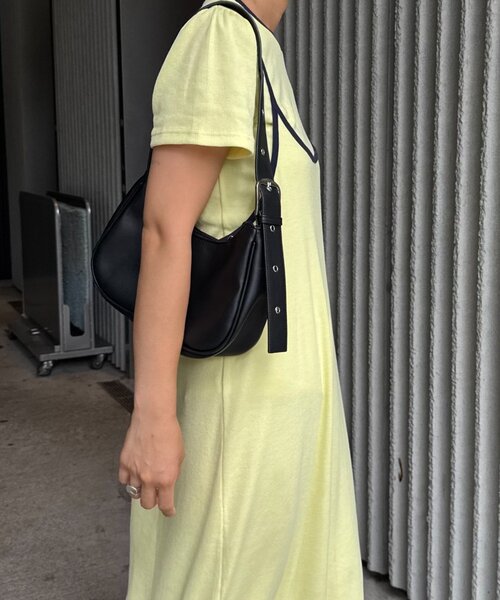 HELLO.SANFRANCISCO(ハローサンフランシスコ)の「【HELLO.SANFRANCISCO】アソート柄TEE付きキャミワンピース(ワンピース・レディース・ネイビー/イエロー/グレー・ONE SIZE)」の6枚目の写真