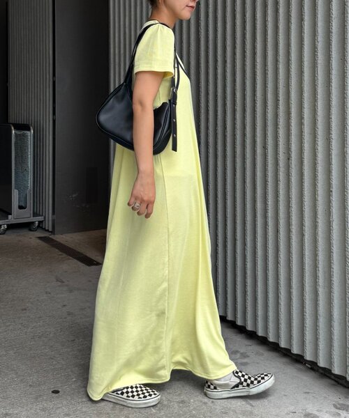 HELLO.SANFRANCISCO(ハローサンフランシスコ)の「【HELLO.SANFRANCISCO】アソート柄TEE付きキャミワンピース(ワンピース・レディース・ネイビー/イエロー/グレー・ONE SIZE)」の11枚目の写真