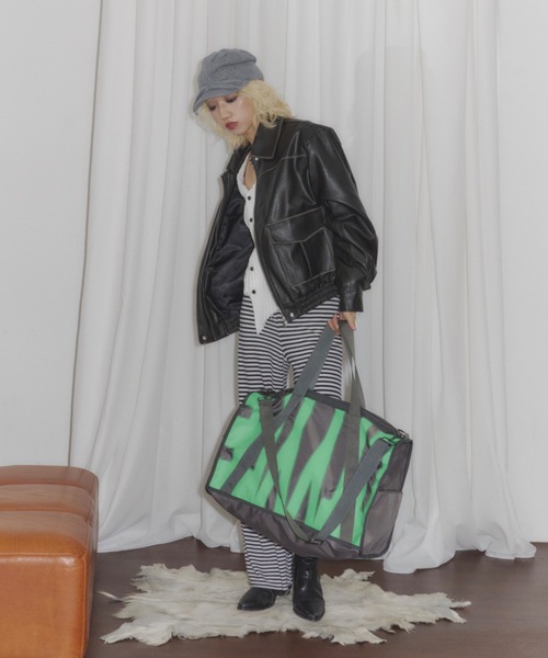 DTYYPE（ドタイプ）の「ロゴ入りナイロンボストンバッグ（ボストン