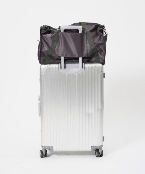 DTYYPE(ドタイプ)の「ロゴ入りナイロンボストンバッグ(ボストンバッグ・レディース・レッド/チャコールグレー/ブラック・FREE)」の17枚目の写真