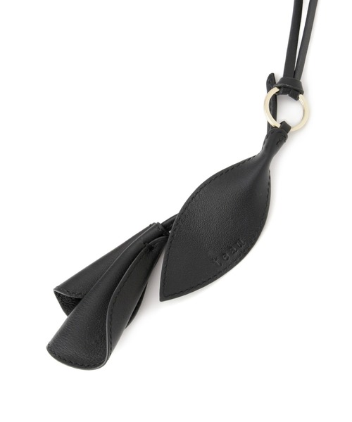 ROPE'(ロペ)の「【teau・牛革】panier pansy ring charm(キー/バッグチャーム・ネックレス)(チャーム・レディース・グレー/キャメル/ピンク/イエロー/ブラック・FREE)」の12枚目の写真