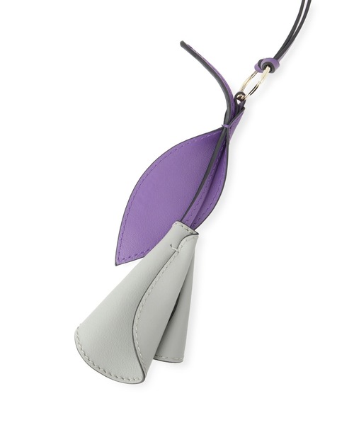 ROPE'(ロペ)の「【teau・牛革】panier pansy ring charm(キー/バッグチャーム・ネックレス)(チャーム・レディース・グレー/キャメル/ピンク/イエロー/ブラック・FREE)」の14枚目の写真