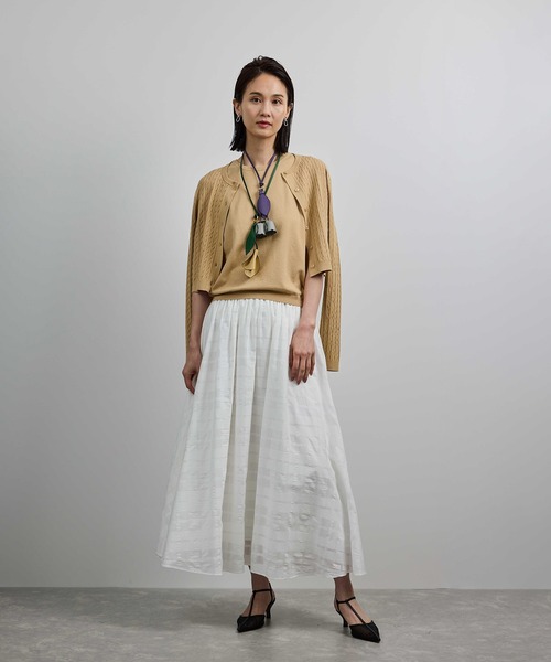 ROPE'(ロペ)の「【teau・牛革】panier pansy ring charm(キー/バッグチャーム・ネックレス)(チャーム・レディース・グレー/キャメル/ピンク/イエロー/ブラック・FREE)」の21枚目の写真