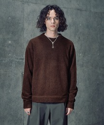 Casper John(LXp[W)Alpaca wool mix sweater / ApJE[~bNXZ[^[(jbg/Z[^[)