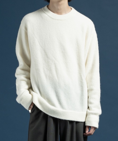 Alpaca wool mix sweater / アルパカウールミックスセーター（ニット