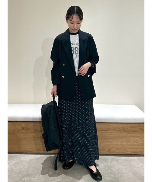 Mila Owen クールタッチ金釦ダブルブレストブレザー　日曜限定価格 Mila Owen｜クールタッチ金釦ダブルブレストブレザー | Rakuten