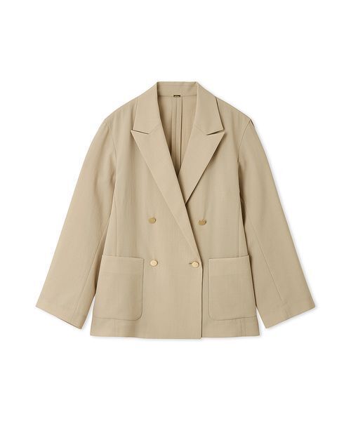 クールタッチ金釦ダブルブレストブレザー（テーラードジャケット