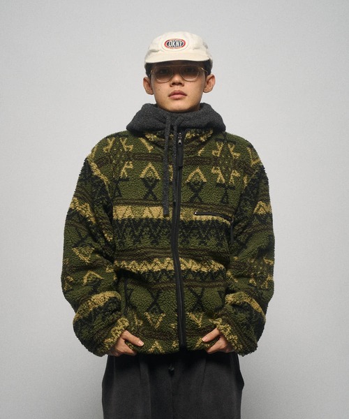 セール】reversible boa blouson / リバーシブルボアブルゾン