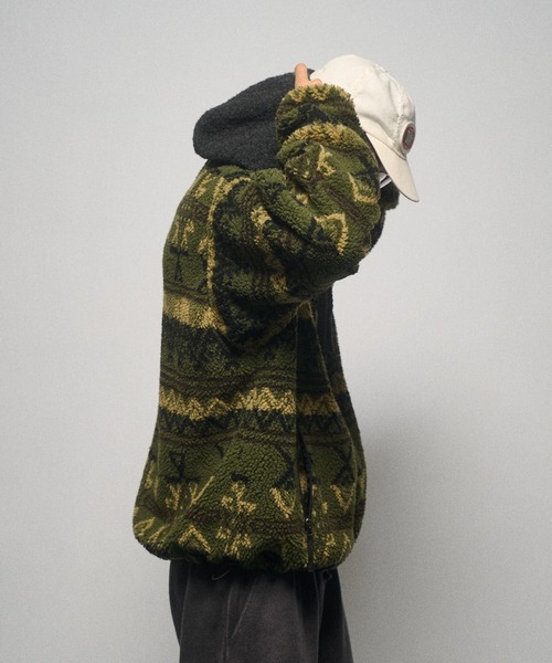 セール】reversible boa blouson / リバーシブルボアブルゾン