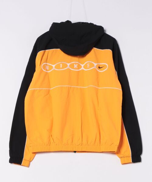 NIKE ナイキ 黒/オレンジ 長袖 ジャージ ジャケット・アウター XL 90s NIKE CLIMA-FIT Track Jacket オレンジ黒 L 銀タグ ナイキ