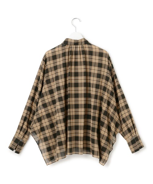 23区（ニジュウサンク）の「【WEB&一部店舗限定】シアーコットン チェック シャツ（シャツ/ブラウス・レディース・ベージュ系3・32）」の14枚目の写真