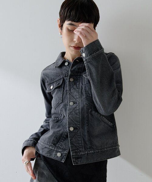 Whim Gazette（ウィムガゼット）の「Gジャン（デニムジャケット・レディース・グレー・FREE）」の8枚目の写真