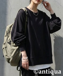 antiqua（アンティカ）の「ミニ裏毛トップス（スウェット）」