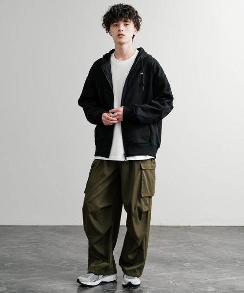 THE NORTH FACE(ザノースフェイス)の「日本未展開モデル THE NORTH FACE ザ・ノースフェイス WHITE LABEL ホワイトレーベル ESSENTIAL HOOD ZIP UP エッセンシャルフードジップアップパーカー(パーカー・メンズ・ブラウン/グレー/ブラック・M/L/XL/XXL)」の7枚目の写真