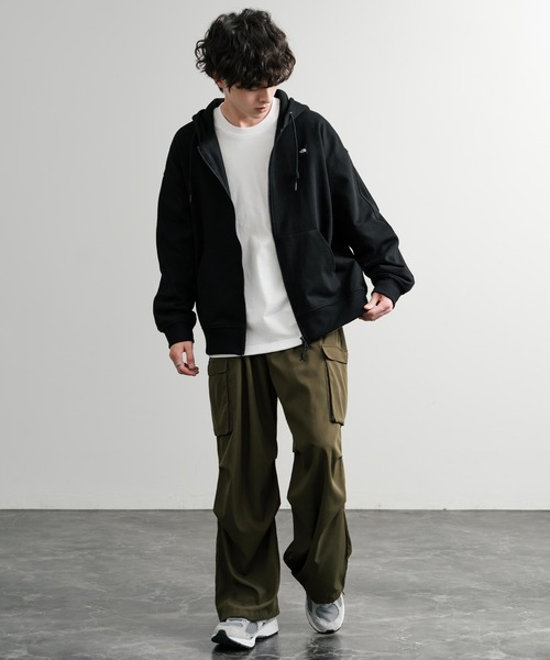 THE NORTH FACE(ザノースフェイス)の「日本未展開モデル THE NORTH FACE ザ・ノースフェイス WHITE LABEL ホワイトレーベル ESSENTIAL HOOD ZIP UP エッセンシャルフードジップアップパーカー(パーカー・メンズ・ブラウン/グレー/ブラック・M/L/XL/XXL)」の8枚目の写真