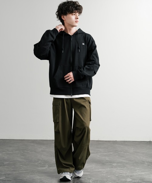 THE NORTH FACE(ザノースフェイス)の「日本未展開モデル THE NORTH FACE ザ・ノースフェイス WHITE LABEL ホワイトレーベル ESSENTIAL HOOD ZIP UP エッセンシャルフードジップアップパーカー(パーカー・メンズ・ブラウン/グレー/ブラック・M/L/XL/XXL)」の9枚目の写真