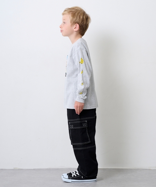 XLARGE KIDS（エクストララージキッズ）の「カーゴパンツ（カーゴパンツ・キッズ・ブラック/ベージュ・130cm/140cm/110cm/120cm/90cm/100cm）」の4枚目の写真