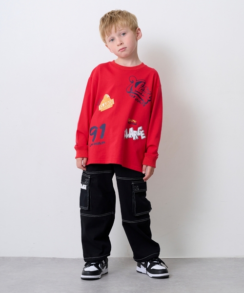 XLARGE KIDS（エクストララージキッズ）の「カーゴパンツ（カーゴパンツ・キッズ・ブラック/ベージュ・130cm/140cm/110cm/120cm/90cm/100cm）」の3枚目の写真