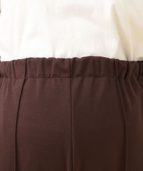 LEPSIM（レプシィム）の「【産前・産後対応】マタニティ／ピンタックフレアパンツ　582137（マタニティウェア/グッズ・レディース・ブラック/アイボリー/ブラウン/スミクロ・FREE）」の14枚目の写真