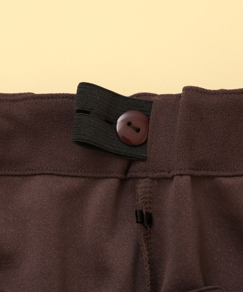 LEPSIM（レプシィム）の「【産前・産後対応】マタニティ／ピンタックフレアパンツ　582137（マタニティウェア/グッズ・レディース・ブラック/アイボリー/ブラウン/スミクロ・FREE）」の20枚目の写真