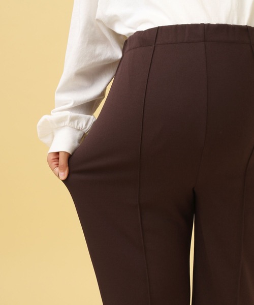 LEPSIM（レプシィム）の「【産前・産後対応】マタニティ／ピンタックフレアパンツ　582137（マタニティウェア/グッズ・レディース・ブラック/アイボリー/ブラウン/スミクロ・FREE）」の21枚目の写真