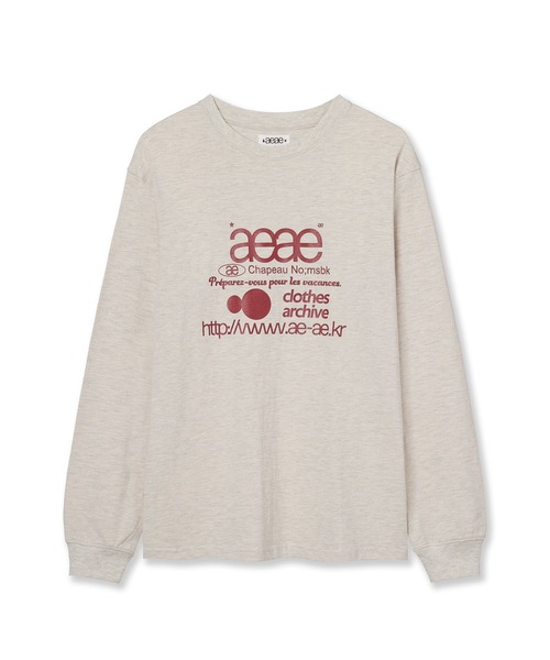 WEB LOGO L/S（Tシャツ/カットソー）｜aeae（エーイーエーイー