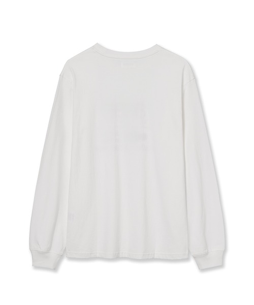 aeae（エーイーエーイー）の「WEB LOGO L/S（Tシャツ/カットソー・レディース・オートミール/ネイビー/ホワイト/ブラック・SMALL/MEDIUM/LARGE）」の5枚目の写真