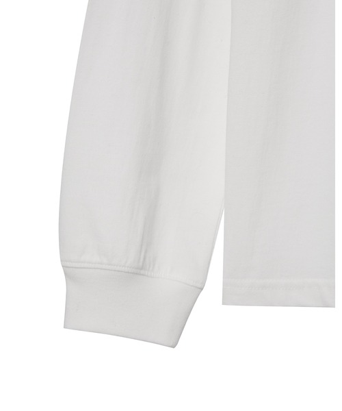 aeae（エーイーエーイー）の「WEB LOGO L/S（Tシャツ/カットソー・レディース・オートミール/ネイビー/ホワイト/ブラック・SMALL/MEDIUM/LARGE）」の8枚目の写真