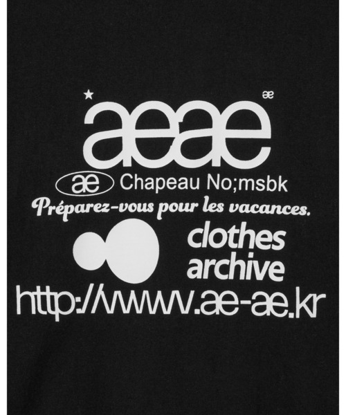 aeae（エーイーエーイー）の「WEB LOGO L/S（Tシャツ/カットソー・レディース・オートミール/ネイビー/ホワイト/ブラック・SMALL/MEDIUM/LARGE）」の11枚目の写真