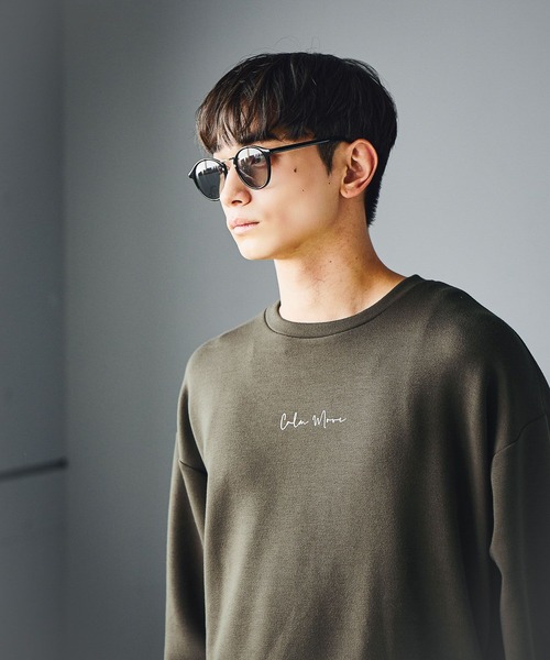 LAKOLE（ラコレ）の「ダンボールLOGOロンT / 590573（Tシャツ/カットソー・メンズ・ブラック/ホワイト/ライトグレー/ブラウン/パープル・SMALL/MEDIUM/LARGE/X-LARGE）」の4枚目の写真