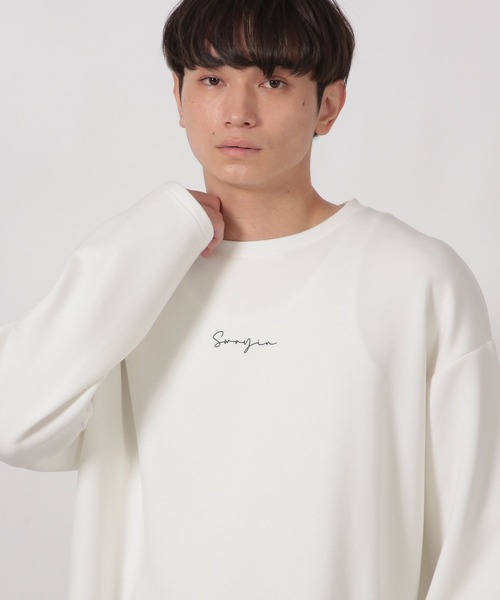 LAKOLE（ラコレ）の「ダンボールLOGOロンT / 590573（Tシャツ/カットソー・メンズ・ブラック/ホワイト/ライトグレー/ブラウン/パープル・SMALL/MEDIUM/LARGE/X-LARGE）」の17枚目の写真