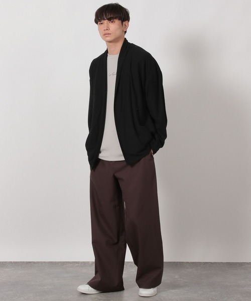 LAKOLE（ラコレ）の「ダンボールLOGOロンT / 590573（Tシャツ/カットソー・メンズ・ブラック/ホワイト/ライトグレー/ブラウン/パープル・SMALL/MEDIUM/LARGE/X-LARGE）」の20枚目の写真