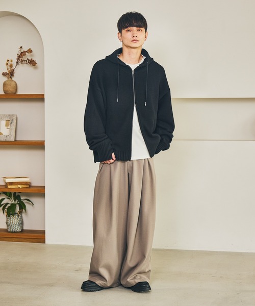 LAKOLE（ラコレ）の「ダンボールLOGOロンT / 590573（Tシャツ/カットソー・メンズ・ブラック/ホワイト/ライトグレー/ブラウン/パープル・SMALL/MEDIUM/LARGE/X-LARGE）」の15枚目の写真