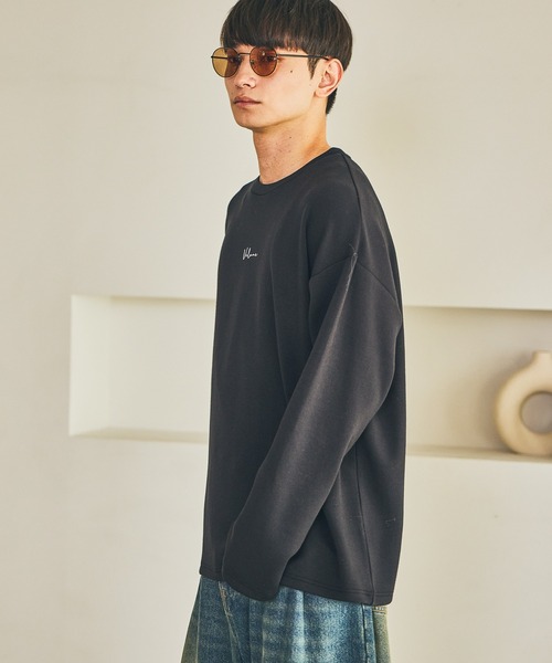 LAKOLE（ラコレ）の「ダンボールLOGOロンT / 590573（Tシャツ/カットソー・メンズ・ブラック/ホワイト/ライトグレー/ブラウン/パープル・SMALL/MEDIUM/LARGE/X-LARGE）」の11枚目の写真