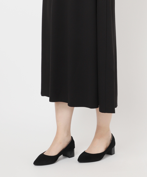 VERMEIL par iena（ヴェルメイユパーイエナ）の「2WAYロールカラーワンピース（ワンピース・レディース・ブラック/ネイビー・38/36）」の22枚目の写真