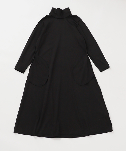 未使用 VERMEIL par iena セーラーカラージャージワンピコート 未使用 VERMEIL par iena セーラーカラージャージワンピコート