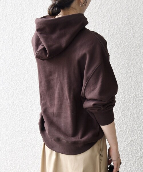 SHIPS any(シップス エニィ)の「【SHIPS any別注】THE KNiTS:〈洗濯機可能〉ロゴプリント フーディー パーカー(パーカー・レディース・グレー/ネイビー/ブラウン・ONE SIZE)」の18枚目の写真