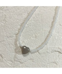 tone | 【Seolrem】ボツワナゲートハートビーズチョーカー(MA)(チョーカー)