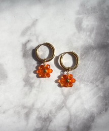 YU-KA:フラワーチャーム2way ピアス flower charm 2way pierce